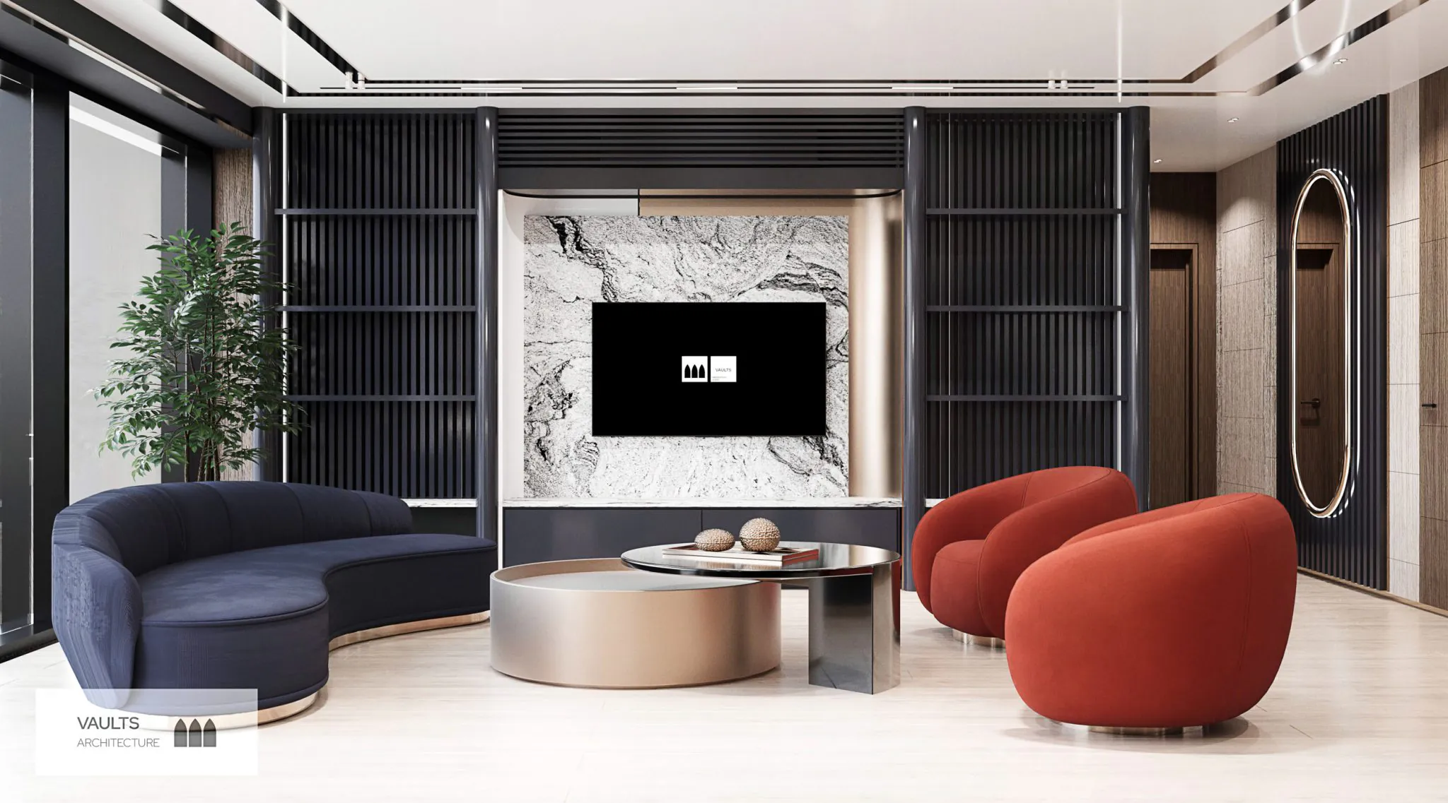 Detaliu de interior din clinica AMCOR